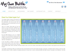 Tablet Screenshot of myownbottle.com